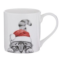 Ashdene Santa Paws - Chester the Cat Mug