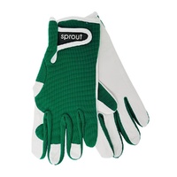 Sprout Goatskin Gardening Gloves - Smoke Pine