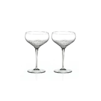 Wedgwood Vera Wang - Sequin Champagne Saucer Pair