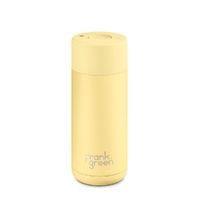 Frank Green Reusable Bottle - Ceramic 475ml Buttermilk Push Button