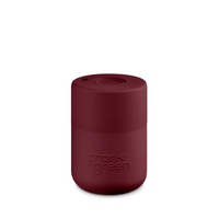 Frank Green Reusable Cup - Original 230ml Merlot Push Button Lid