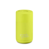 Frank Green Reusable Cup - Ceramic 295ml Neon Yellow Push Button