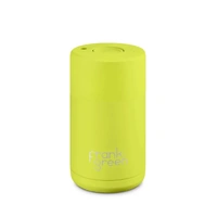 Frank Green Reusable Cup - Ceramic 295ml Neon Yellow Push Button