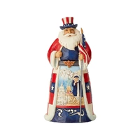 Jim Shore Heartwood Creek Christmas Around The World - American Santa