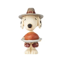 Peanuts by Jim Shore - Pilgrim Snoopy Mini Figurine