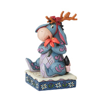 PRE PRODUCTION SAMPLE - Jim Shore Disney Traditions - Eeyore Christmas Personality Pose
