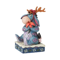 PRE PRODUCTION SAMPLE - Jim Shore Disney Traditions - Eeyore Christmas Personality Pose