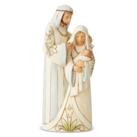 Jim Shore Heartwood Creek White Woodland - Holy Family