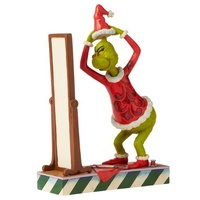 Dr Seuss The Grinch by Jim Shore - Grinch Dressing in Santa Suit