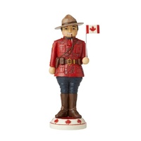 Jim Shore Heartwood Creek Santas Around The World - Canadian Mountie Nutcracker