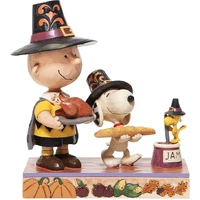Peanuts by Jim Shore - Thanksgiving Charlie Brown - Thankful For Friendship