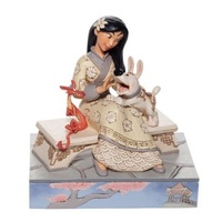 Jim Shore Disney Traditions - Mulan - Honourable Heroine White Woodland 