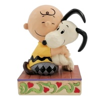 Peanuts by Jim Shore - Charlie Brown & Snoopy Hugging