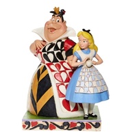 Jim Shore Disney Traditions - Alice In Wonderland & Queen of Hearts - Chaos and Curiosity