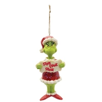 Dr Seuss The Grinch by Jim Shore - Grinch Stink Stank Stunk PVC Hanging Ornament