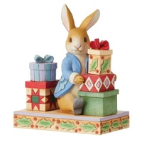 Beatrix Potter by Jim Shore - Peter With Presents - Presents of Happiness, Joy & Love