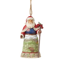 Jim Shore Heartwood Creek Santas Around The World - New Zealand Santa Hanging Ornament