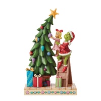 Dr Seuss The Grinch by Jim Shore - Grinch and Cindy Decorating Tree