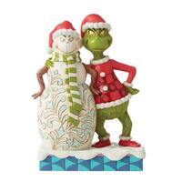 Dr Seuss The Grinch by Jim Shore - Grinch with Grinchy Snowman
