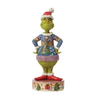 Dr Seuss The Grinch by Jim Shore - Grinch Wearing Ugly Sweater