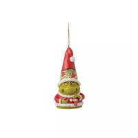 Dr Seuss The Grinch by Jim Shore - Grinch Gnome with Ornament Hanging Ornament