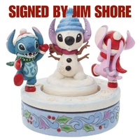 Jim Shore Disney Traditions - Stitch & Angel - Snowy Shenanigans Christmas Figurine (Signed by Jim Shore)