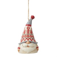 Jim Shore Heartwood Creek Gnomes - Sweater Hanging Ornament