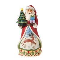 Jim Shore Heartwood Creek - Santa Vintage LED Tree