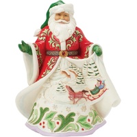 Jim Shore Heartwood Creek - Santa Winter Scene Musical