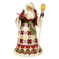Jim Shore Heartwood Creek - Santa with Cardinal on Hand