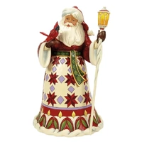 Jim Shore Heartwood Creek - Santa with Cardinal on Hand