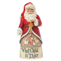Jim Shore Heartwood Creek Song Series - What Child Is This Santa