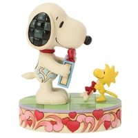 Peanuts by Jim Shore - Snoopy with Woodstock and Gifts