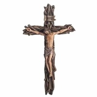 Joseph's Studio - Woven Branch Crucifix 34cm
