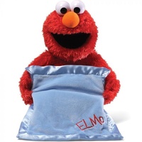 Sesame Street - Animated Peek-a-boo Elmo 28cm Plush