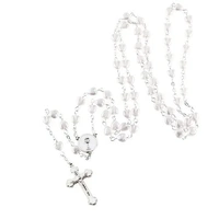 Roman Inc - Rosary Beads White
