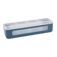 Melii - Luxe 4-Compartment Snackle Box Blue