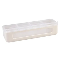 Melii - Luxe 4-Compartment Snackle Box Ivory