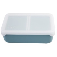 Melii - Luxe Silicone Bento Box with Dividers 700ml Blue Mint
