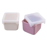 Melii - Luxe Silicone Snack Containers 236ml Pink Ivory (Set of 2)