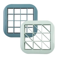 Melii - Luxe Bite Size Sandwich Cutters Blue Mint (Set of 2)