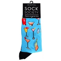 Sock Society - Cocktails Blue