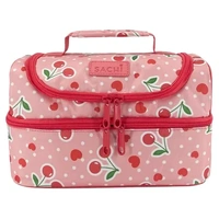 Sachi Insulated Double Decker Lunch Bag - Cherry Crush