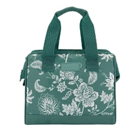 Sachi Style 34 Insulated Lunch Bag - Green Paisley