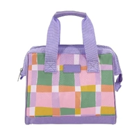 Sachi Style 34 Insulated Lunch Bag - Pastel Checks
