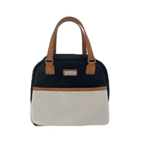 Sachi Style 237 Insulated Cali Lunch Bag - Black & Cream