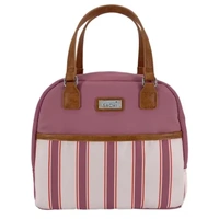 Sachi Insulated Cali Lunch Bag - Blush Stripes