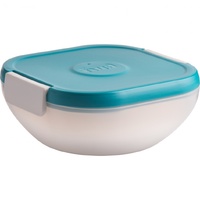 Trudeau Fuel Salad On The Go Container - Tropical Blue
