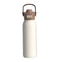 Oasis Ceramic Double Wall Insulated Verso Drink Bottle with Dual Spout - 750ml Vanilla Chai