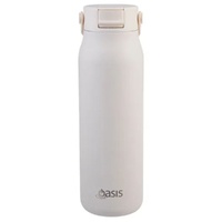 Oasis Sorrento Double Wall Insulated Water Bottle - 900ml Alabaster